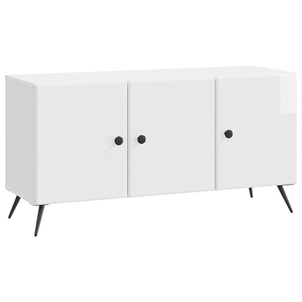 TV-skåp Vit högglans 99 x 34,5 x 50 cm Konstruerat trä