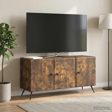 TV-skåp Rökt ek 99 x 34,5 x 50 cm Konstruerat trä