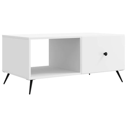 Kaffeebord Vit 90 x 50 x 40 cm Konstruerat trä