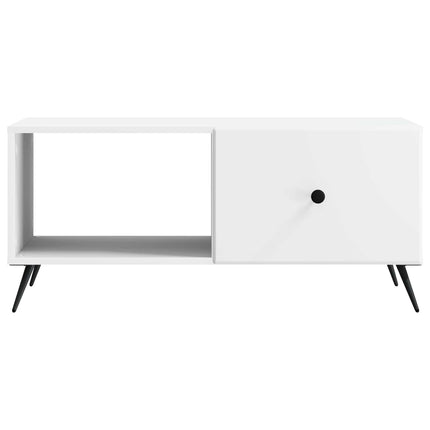 Kaffeebord Vit 90 x 50 x 40 cm Konstruerat trä