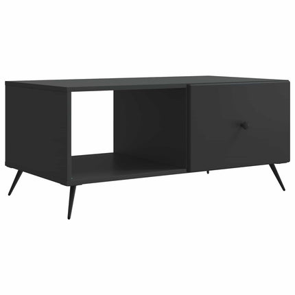 Kaffeebord Svart 90 x 50 x 40 cm Konstruerat trä