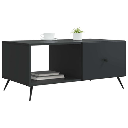 Kaffeebord Svart 90 x 50 x 40 cm Konstruerat trä