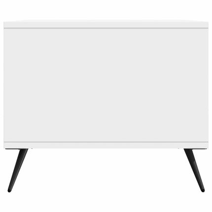 Kaffeebord Vit högglans 90 x 50 x 40 cm Konstruerat trä