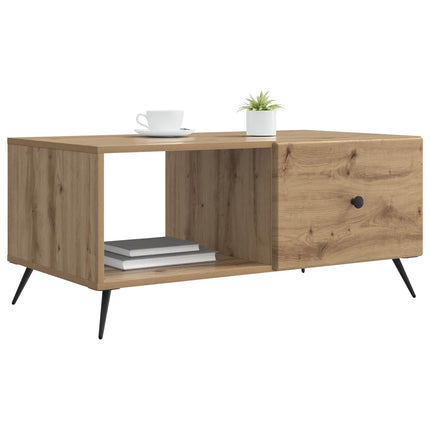 Kaffeebord Artisan-ek 90 x 50 x 40 cm Konstruerat trä