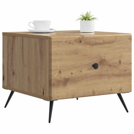 Kaffeebord med låda Artisan-ek 49 x 50 x 40 cm Konstruerat trä