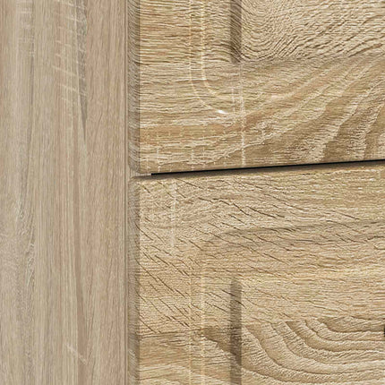 Nattduksbord Sonoma-ek 43 x 34,5 x 44,5 cm Konstruerat trä