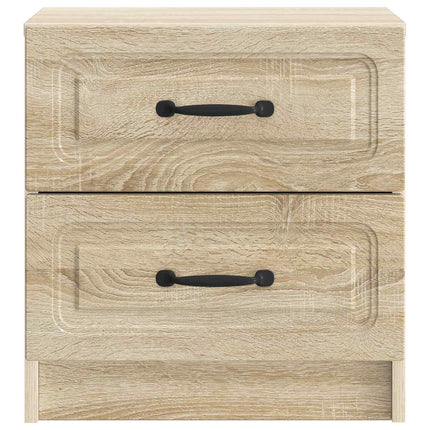 Nattduksbord med låda 2 pcs Sonoma-ek 43 x 34,5 x 44,5 cm