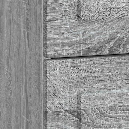 Nattduksbord Grå sonoma-ek 43 x 34,5 x 44,5 cm Konstruerat trä