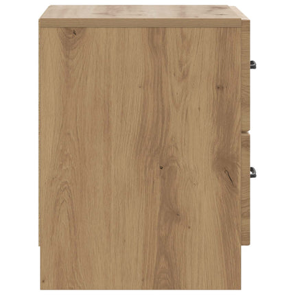 Nattduksbord med låda 2 pcs Artisan-ek 43 x 34,5 x 44,5 cm