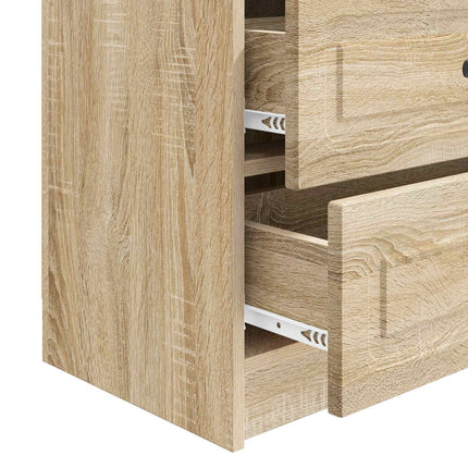 Nattduksbord Sonoma-ek 62 x 34,5 x 44,5 cm Konstruerat trä