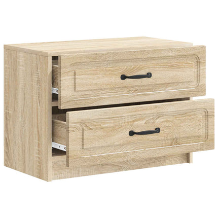 Nattduksbord Sonoma-ek 62 x 34,5 x 44,5 cm Konstruerat trä