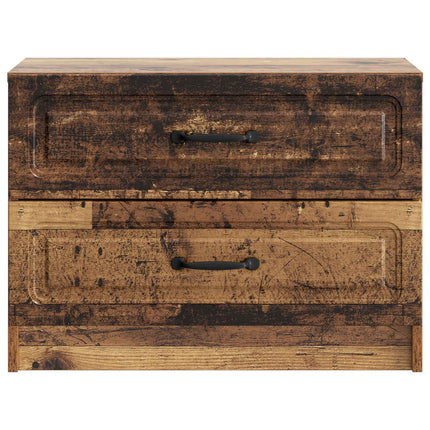 Nattduksbord Gammalt trä 62 x 34,5 x 44,5 cm Konstruerat trä