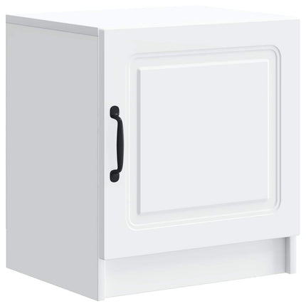 Nattduksbord Vit 43 x 34,5 x 47 cm Konstruerat trä