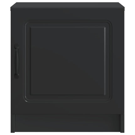 Nattduksbord 2 pcs Svart 43 x 34,5 x 47 cm Konstruerat trä