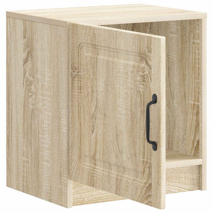 Nattduksbord 2 pcs Sonoma-ek 43 x 34,5 x 47 cm Konstruerat trä
