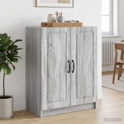 Sideboard Grå sonoma-ek 66 x 34,5 x 87 cm Konstruerat trä