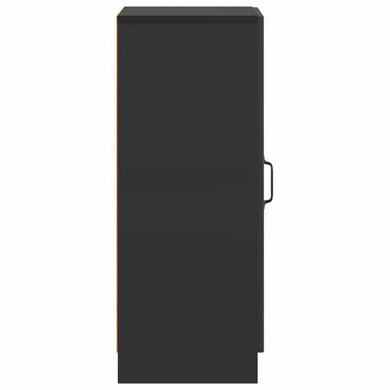Sideboard Svart 33 x 34,5 x 87 cm Konstruerat trä
