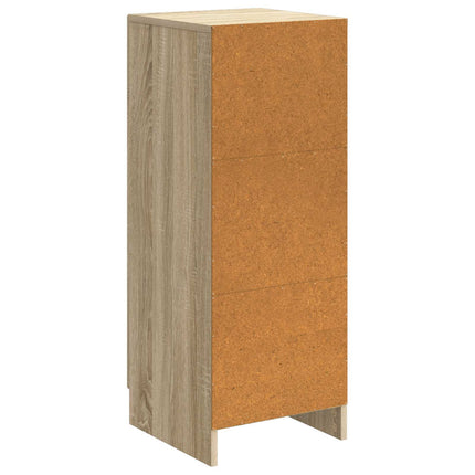 Sideboard Sonoma-ek 33 x 34,5 x 87 cm Konstruerat trä