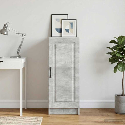 Sideboard Betonggrå 33 x 34,5 x 87 cm Konstruerat trä