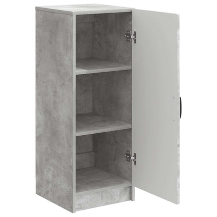 Sideboard Betonggrå 33 x 34,5 x 87 cm Konstruerat trä