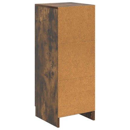 Sideboard Rökt ek 33 x 34,5 x 87 cm Konstruerat trä