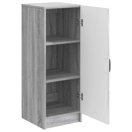 Sideboard Grå sonoma-ek 33 x 34,5 x 87 cm Konstruerat trä