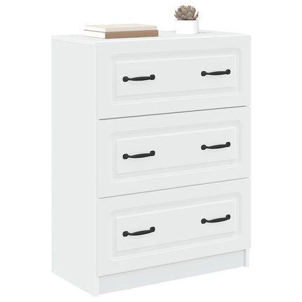 Lådans skåp Vit 66 x 34,5 x 87 cm Konstruerat trä