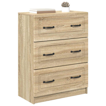Lådans skåp Sonoma-ek 66 x 34,5 x 87 cm Konstruerat trä