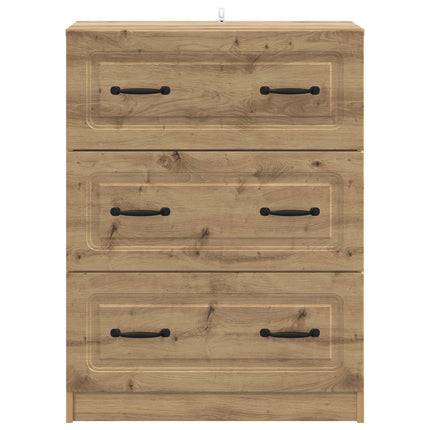 Lådans skåp Artisan-ek 66 x 34,5 x 87 cm Konstruerat trä