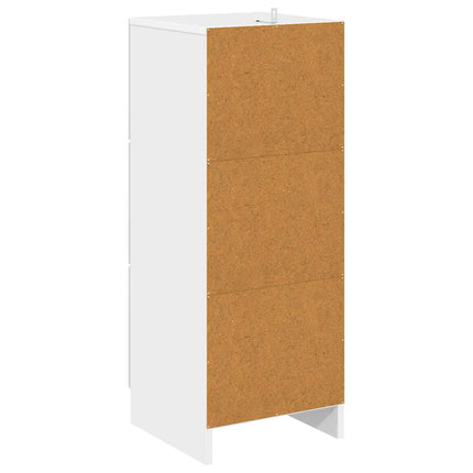 Lådans skåp Vit 33 x 34,5 x 87 cm Konstruerat trä