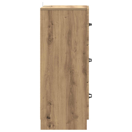 Lådans skåp 33 x 34,5 x 87 cm Konstruerat trä Artisan-ek
