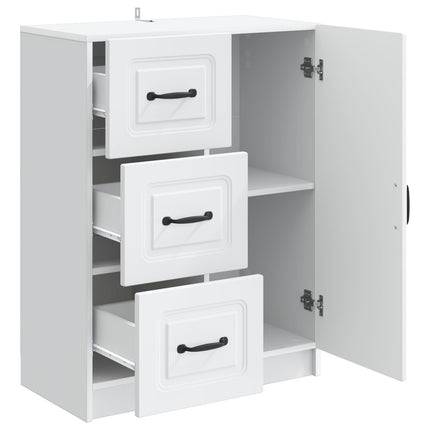 Sideboard Vit 66 x 34,5 x 87 cm Konstruerat trä