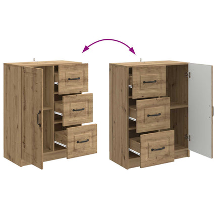 Sideboard Artisan-ek 66 x 34,5 x 87 cm Konstruerat trä