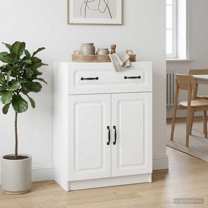 Sideboard Vit 66 x 34,5 x 87 cm Konstruerat trä