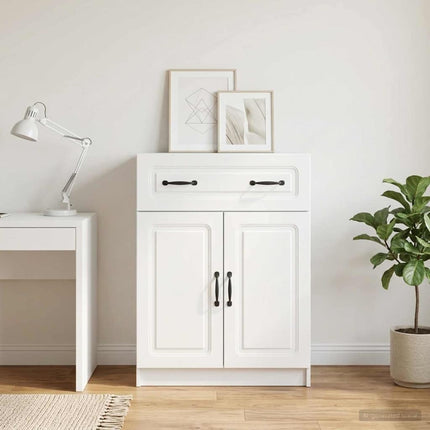 Sideboard Vit 66 x 34,5 x 87 cm Konstruerat trä