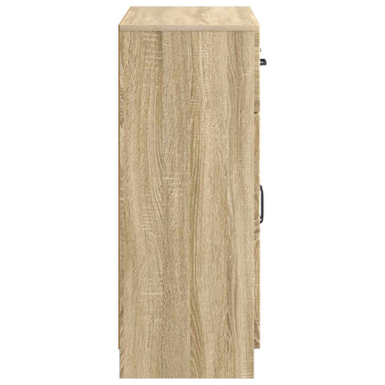 Sideboard med låda Sonoma-ek 66 x 34,5 x 87 cm Konstruerat trä