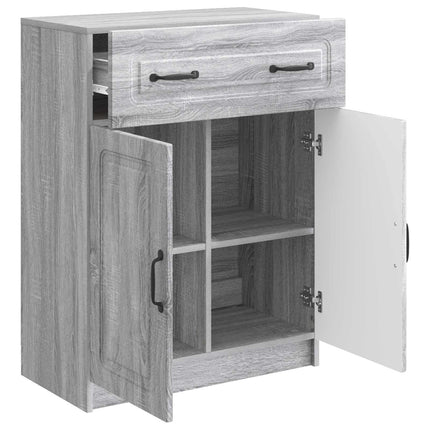 Sideboard Grå sonoma-ek 66 x 34,5 x 87 cm Konstruerat trä