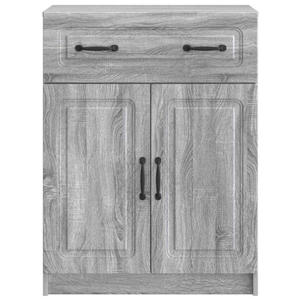 Sideboard Grå sonoma-ek 66 x 34,5 x 87 cm Konstruerat trä