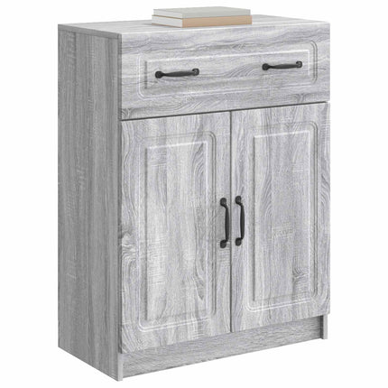 Sideboard Grå sonoma-ek 66 x 34,5 x 87 cm Konstruerat trä