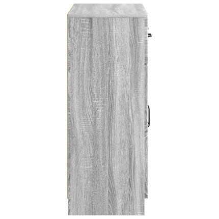 Sideboard Grå sonoma-ek 66 x 34,5 x 87 cm Konstruerat trä