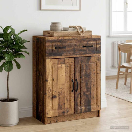 Sideboard Gammalt trä 66 x 34,5 x 87 cm Konstruerat trä