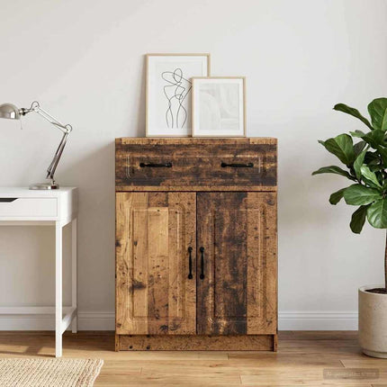 Sideboard Gammalt trä 66 x 34,5 x 87 cm Konstruerat trä