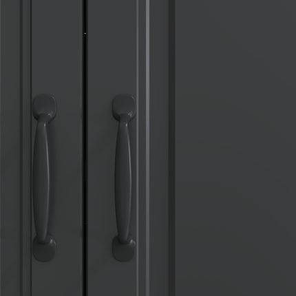 Sideboard Svart 89 x 34,5 x 77 cm Konstruerat trä