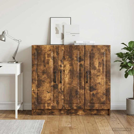 Sideboard Rökt ek 89 x 34,5 x 77 cm Konstruerat trä