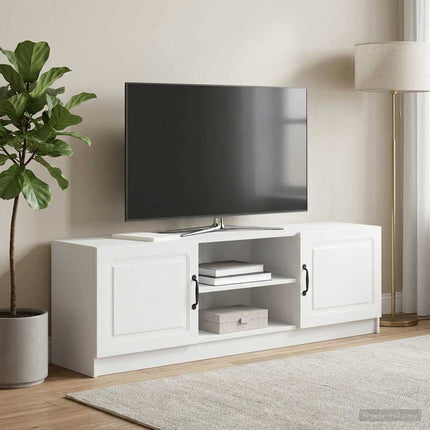 TV-skåp Vit 150 x 31 x 47 cm Konstruerat trä
