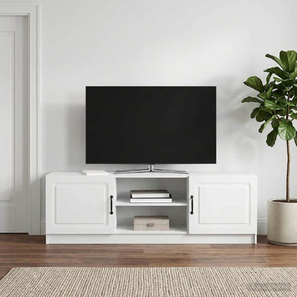 TV-skåp Vit 150 x 31 x 47 cm Konstruerat trä