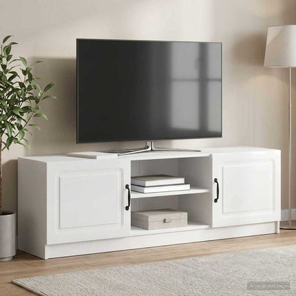 TV-skåp Vit högglans 150 x 31 x 47 cm Konstruerat trä