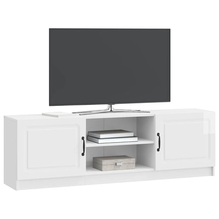 TV-skåp Vit högglans 150 x 31 x 47 cm Konstruerat trä