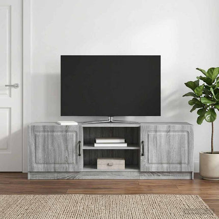 TV-skåp Grå sonoma-ek 150 x 31 x 47 cm Konstruerat trä