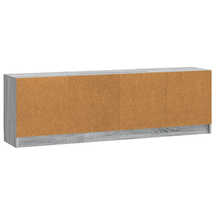 TV-skåp Grå sonoma-ek 150 x 31 x 47 cm Konstruerat trä